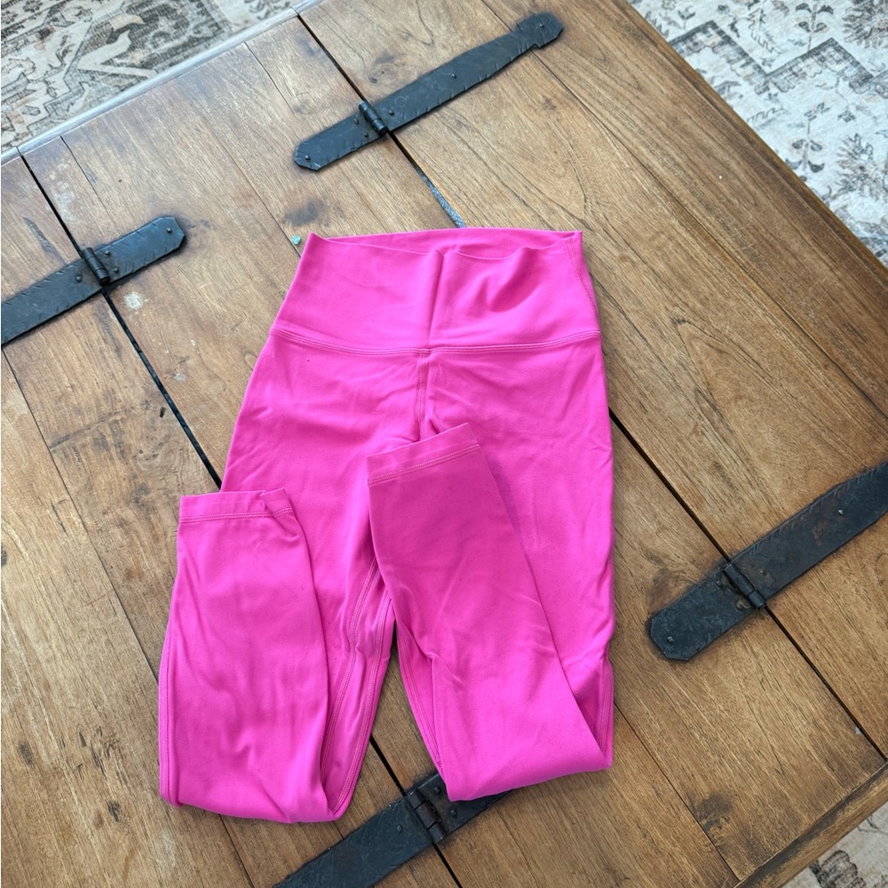 Lululemon Athletica Vibrant Pink Leggings